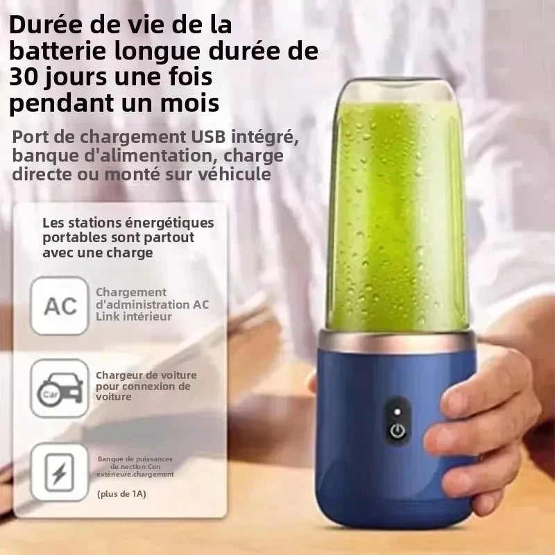 Liquidificador Portátil USB 400 ml — Prático e Compacto