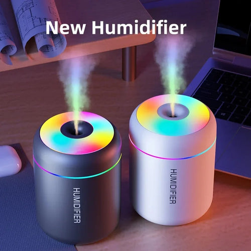 Mini Humidificador USB 180 ml – Silencioso e Compacto