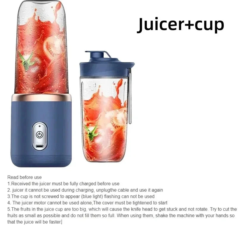 Liquidificador Portátil USB 400 ml — Prático e Compacto
