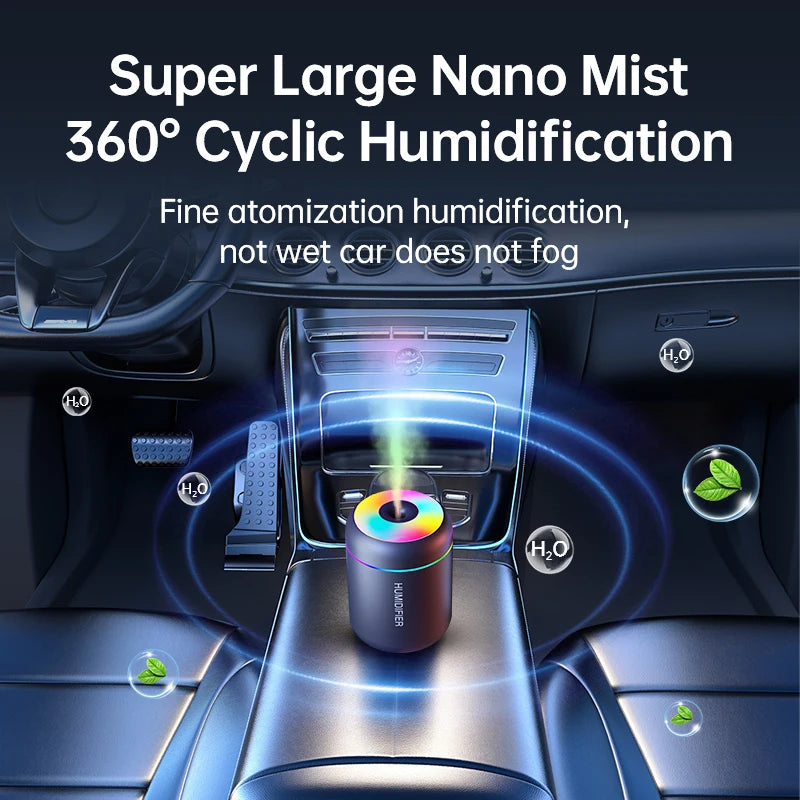 Mini Humidificador USB 180 ml – Silencioso e Compacto