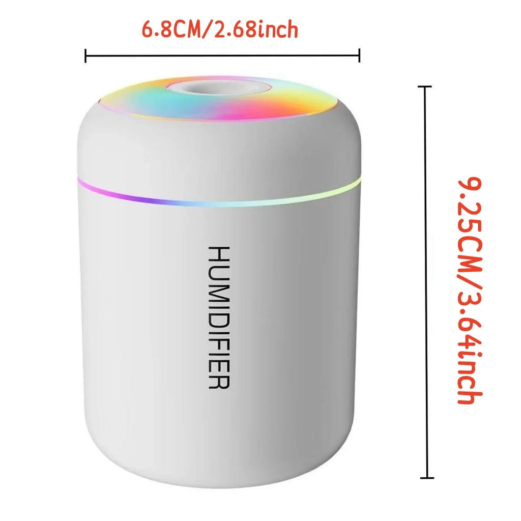 Mini Humidificador USB 180 ml – Silencioso e Compacto