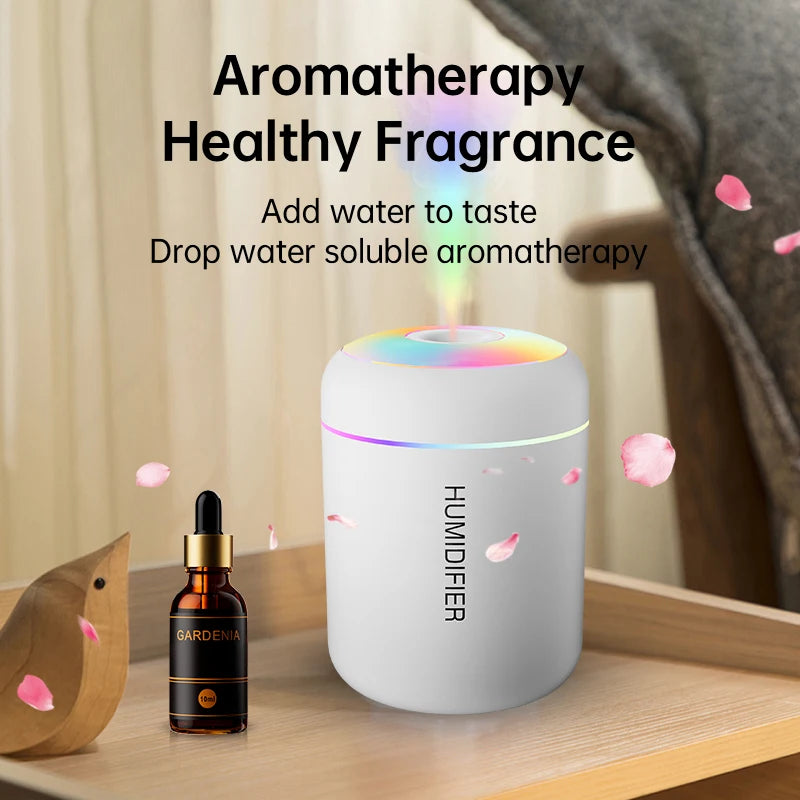 Mini Humidificador USB 180 ml – Silencioso e Compacto