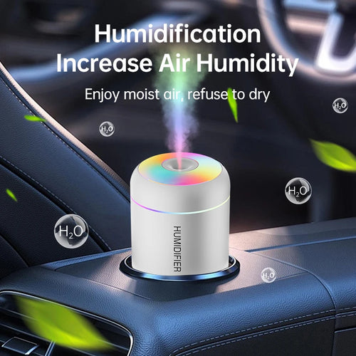 Mini Humidificador USB 180 ml – Silencioso e Compacto