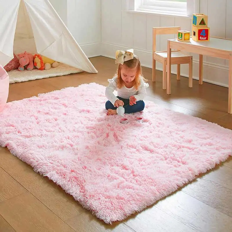 Tapete Rosa para Quarto Infantil — Macio e Decorativo